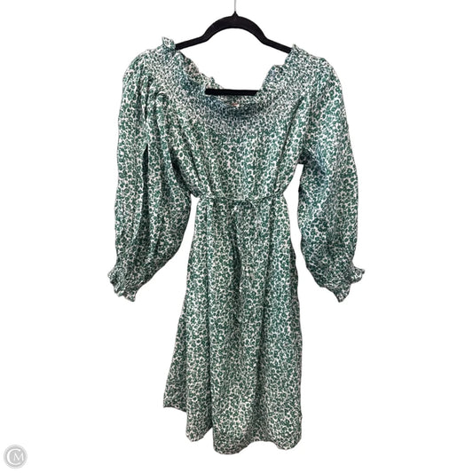 Dress Casual Midi By Loft In Green, Size: L