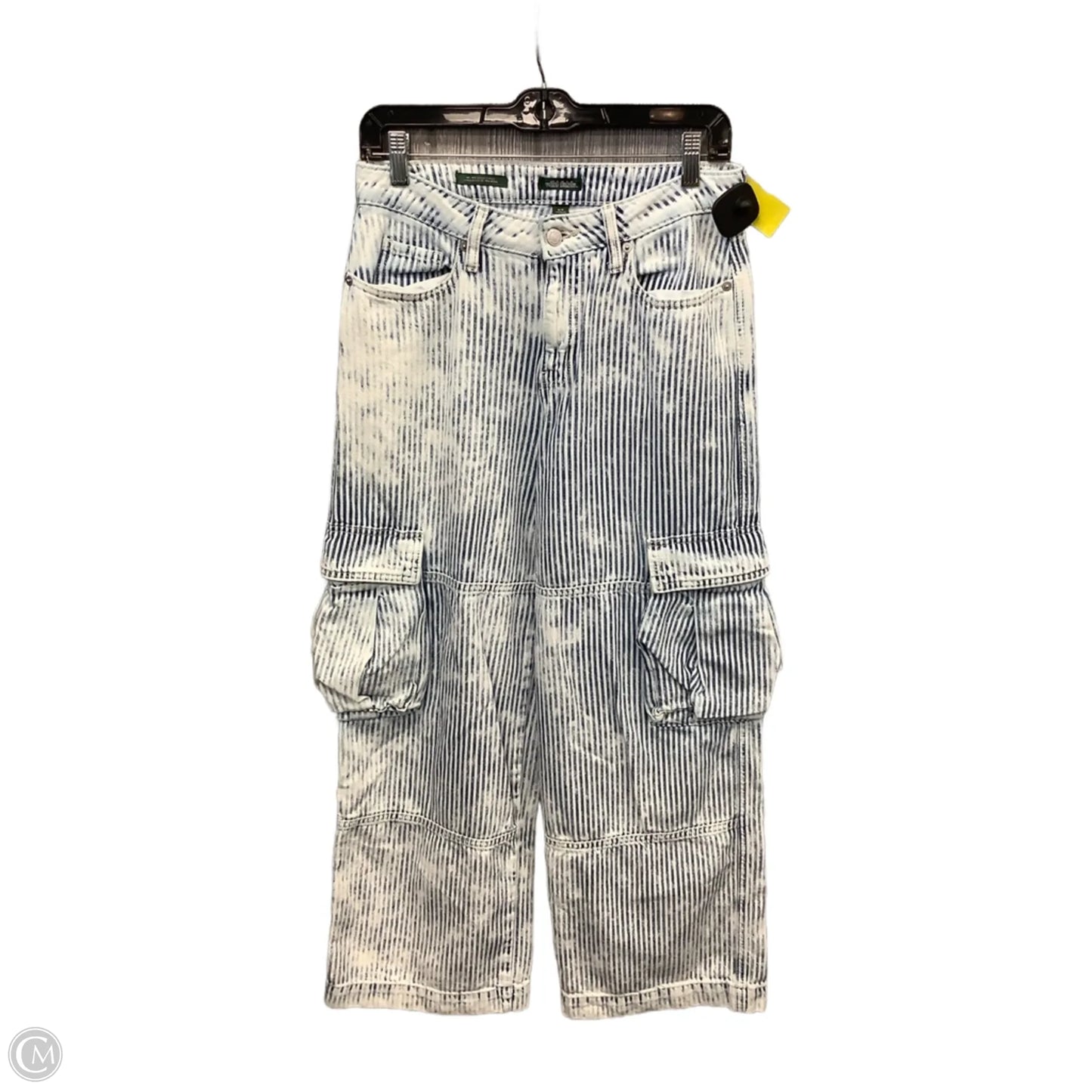 Pants Wide Leg By Wild Fable In Striped Pattern, Size: 4