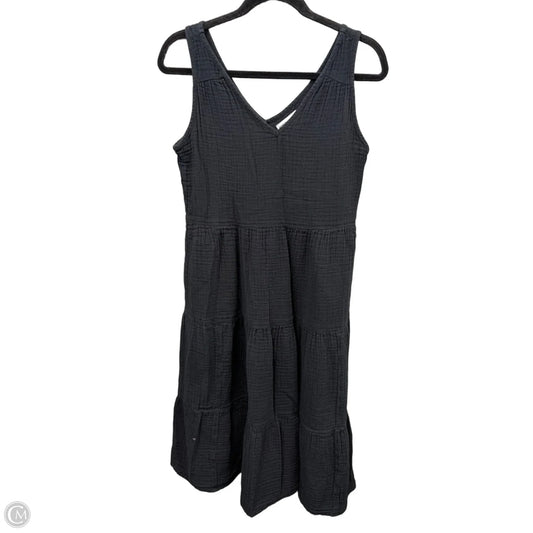 Dress Casual Midi By Sonoma In Black, Size: S