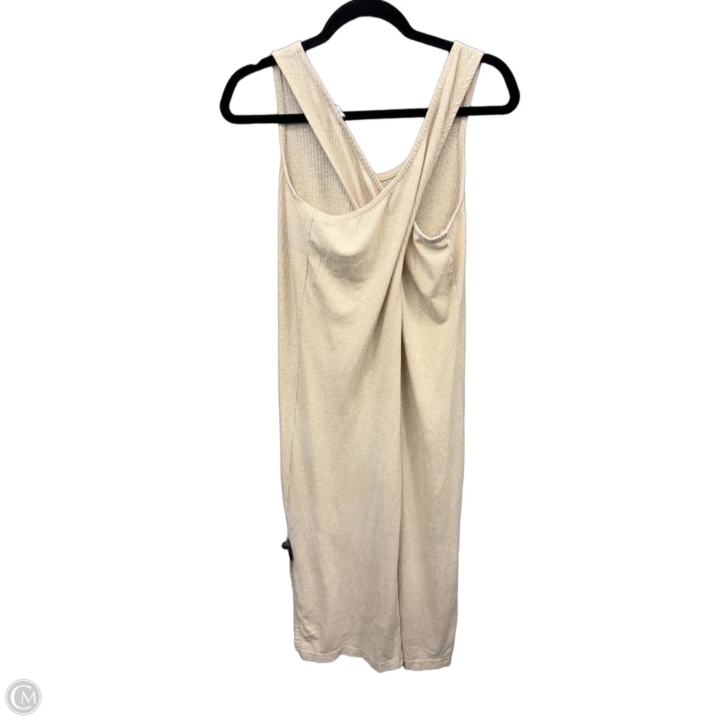 Dress Casual Midi By Old Navy In Tan, Size: Xs