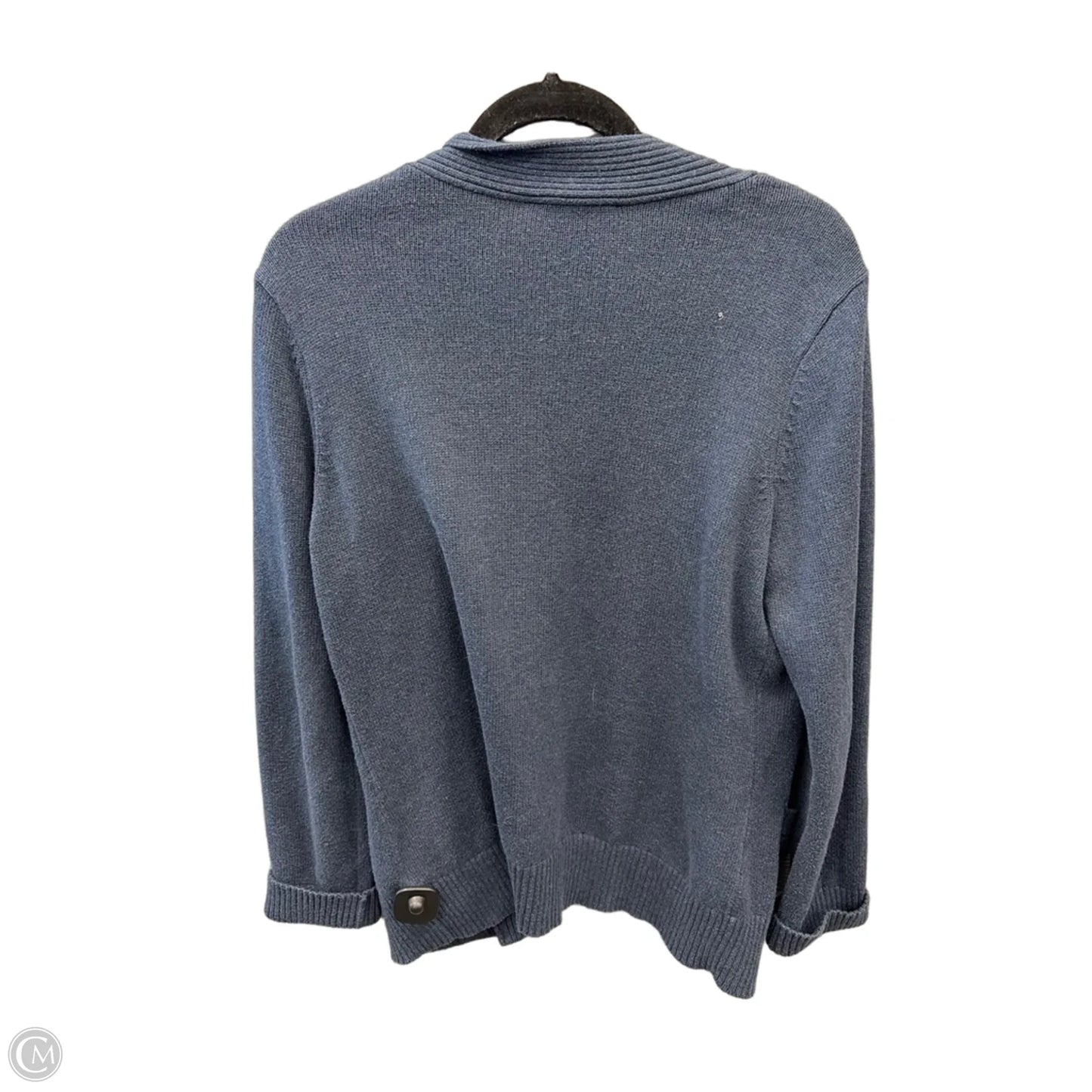 Sweater Cardigan By Pendleton In Navy, Size: L