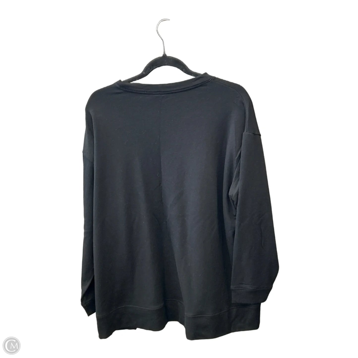 Sweatshirt Crewneck By Ava & Viv In Black, Size: 1x