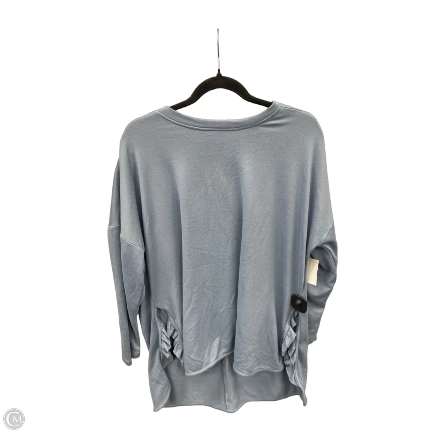 Top Long Sleeve By Cupio In Blue, Size: 1x