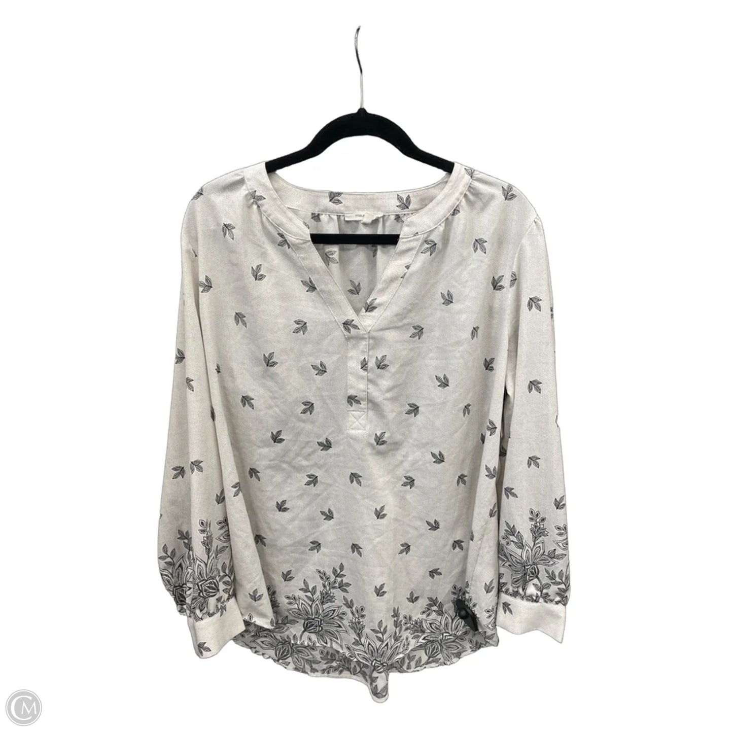 Blouse Long Sleeve By Maurices In White, Size: Xl