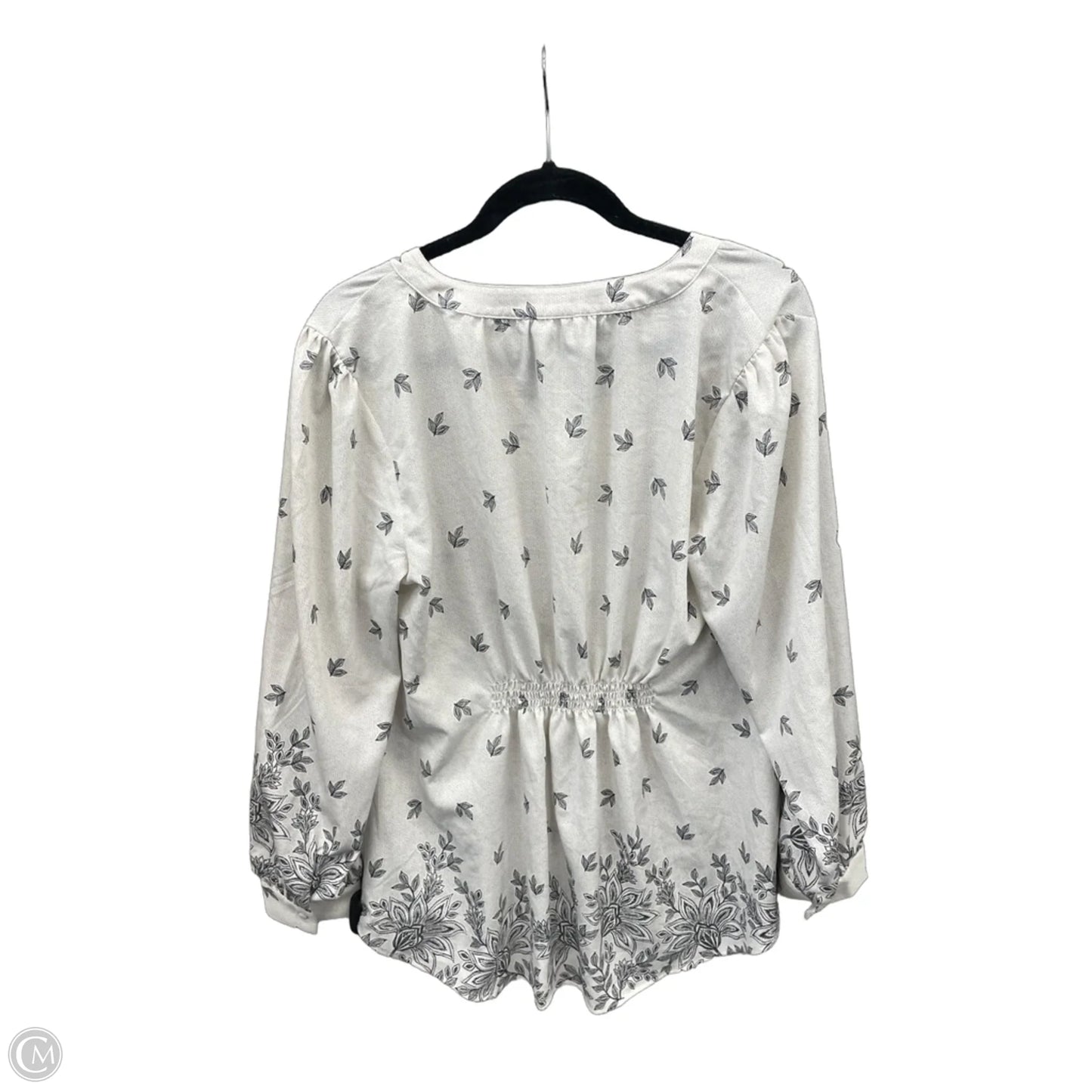 Blouse Long Sleeve By Maurices In White, Size: Xl