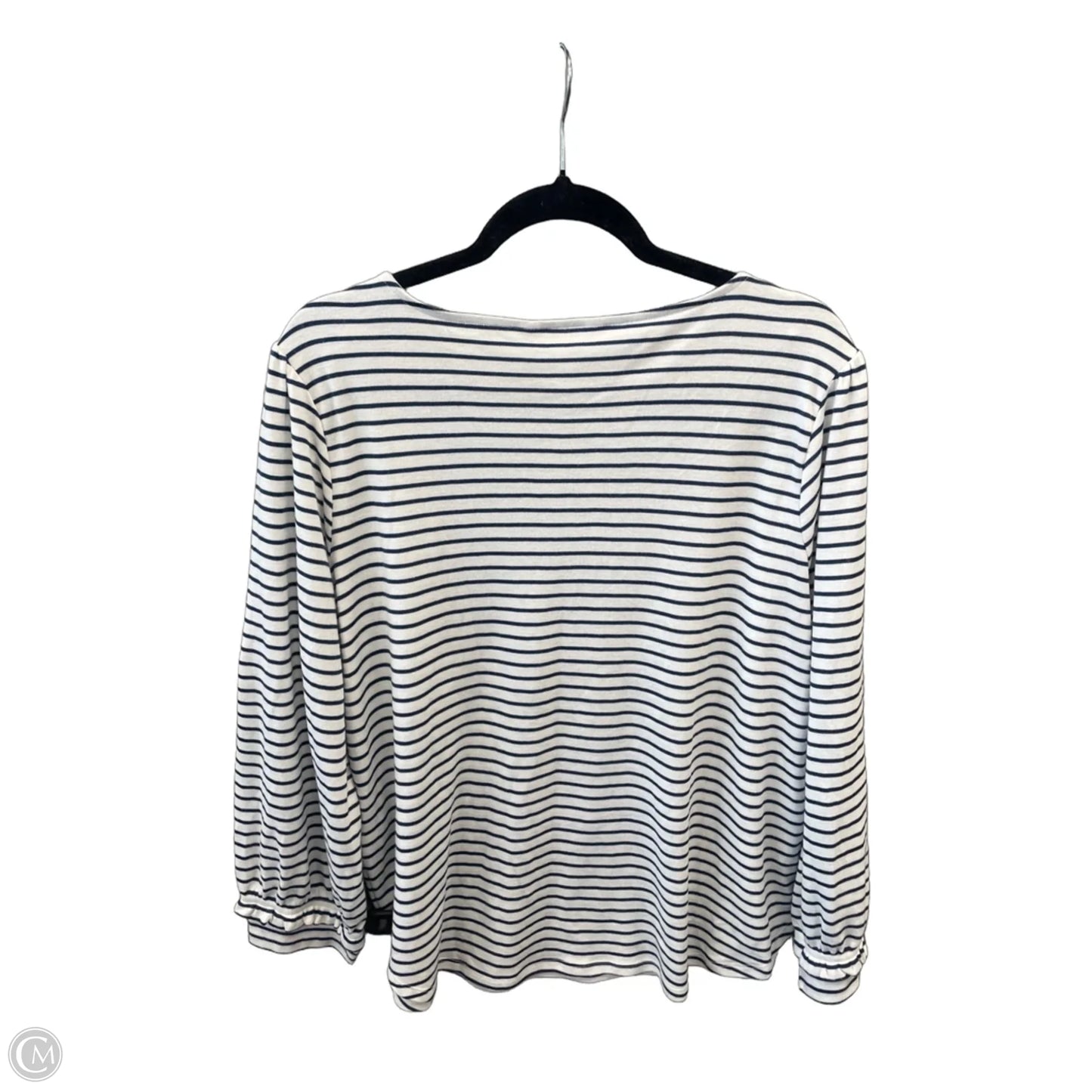 Top Long Sleeve By Lc Lauren Conrad In Striped Pattern, Size: Xl