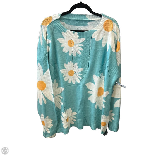 Sweater By Clothes Mentor In Floral Print, Size: Xl