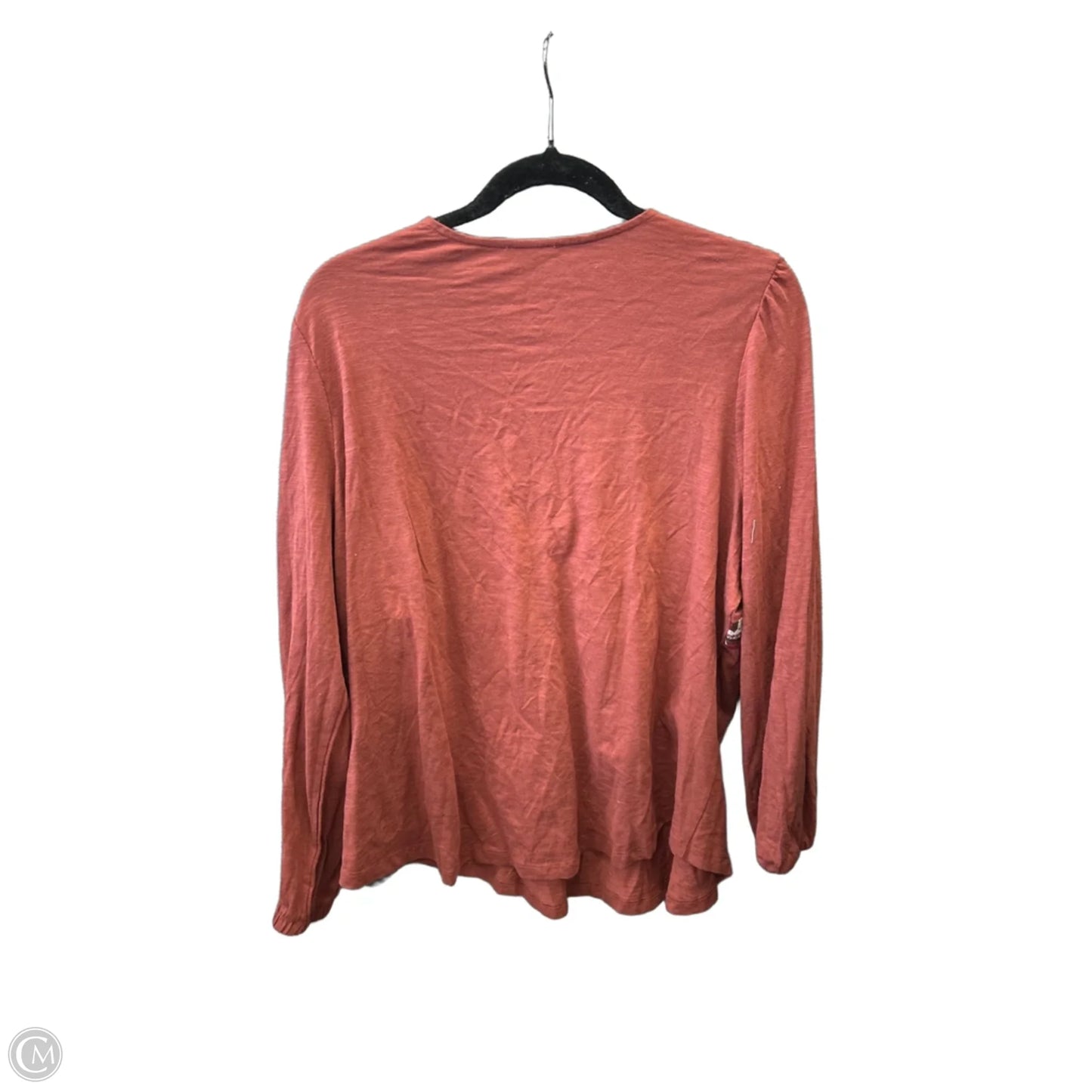 Top Long Sleeve By Maurices In Red, Size: Xxl