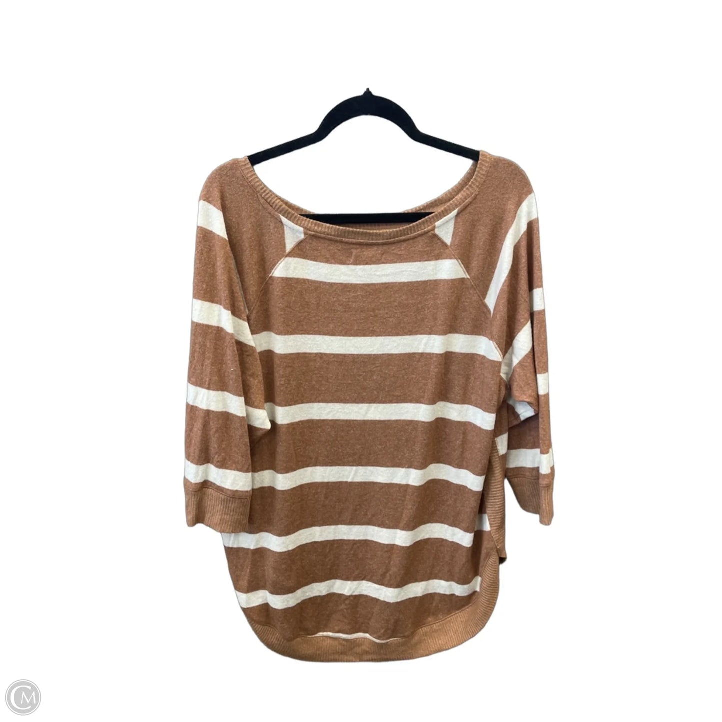 Top 3/4 Sleeve By Maurices In Striped Pattern, Size: Xl