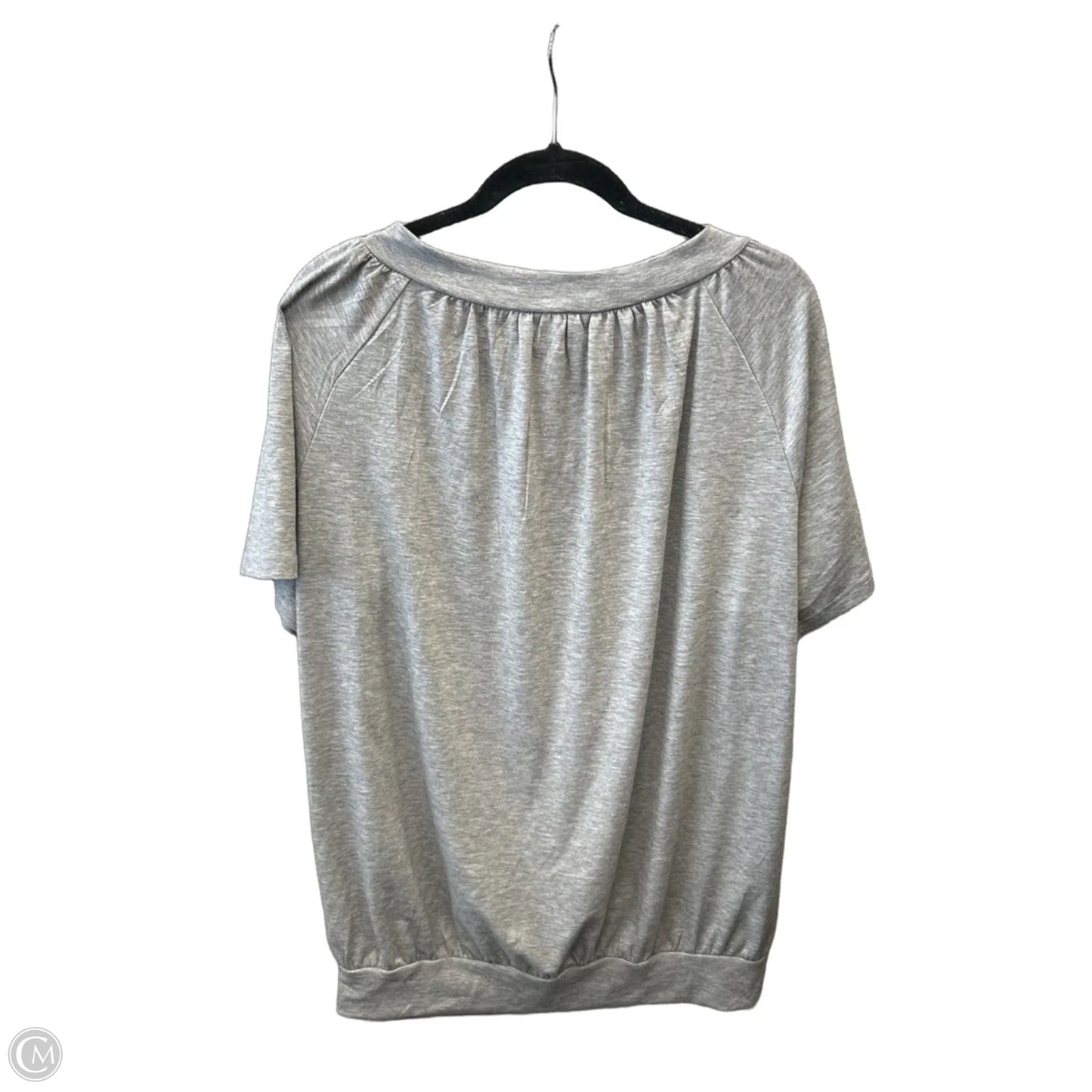 Top Short Sleeve By Dokotoo In Grey, Size: Xl