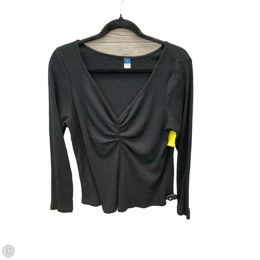 Top Long Sleeve Basic By Old Navy In Black, Size: 2x