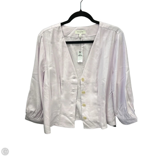 Blazer By Banana Republic In Purple, Size: Xl