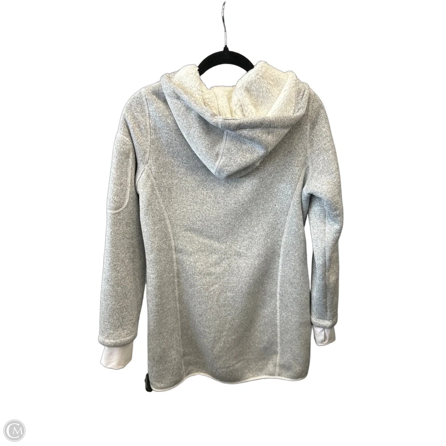 Jacket Fleece By Kyodan In Grey & White, Size: M