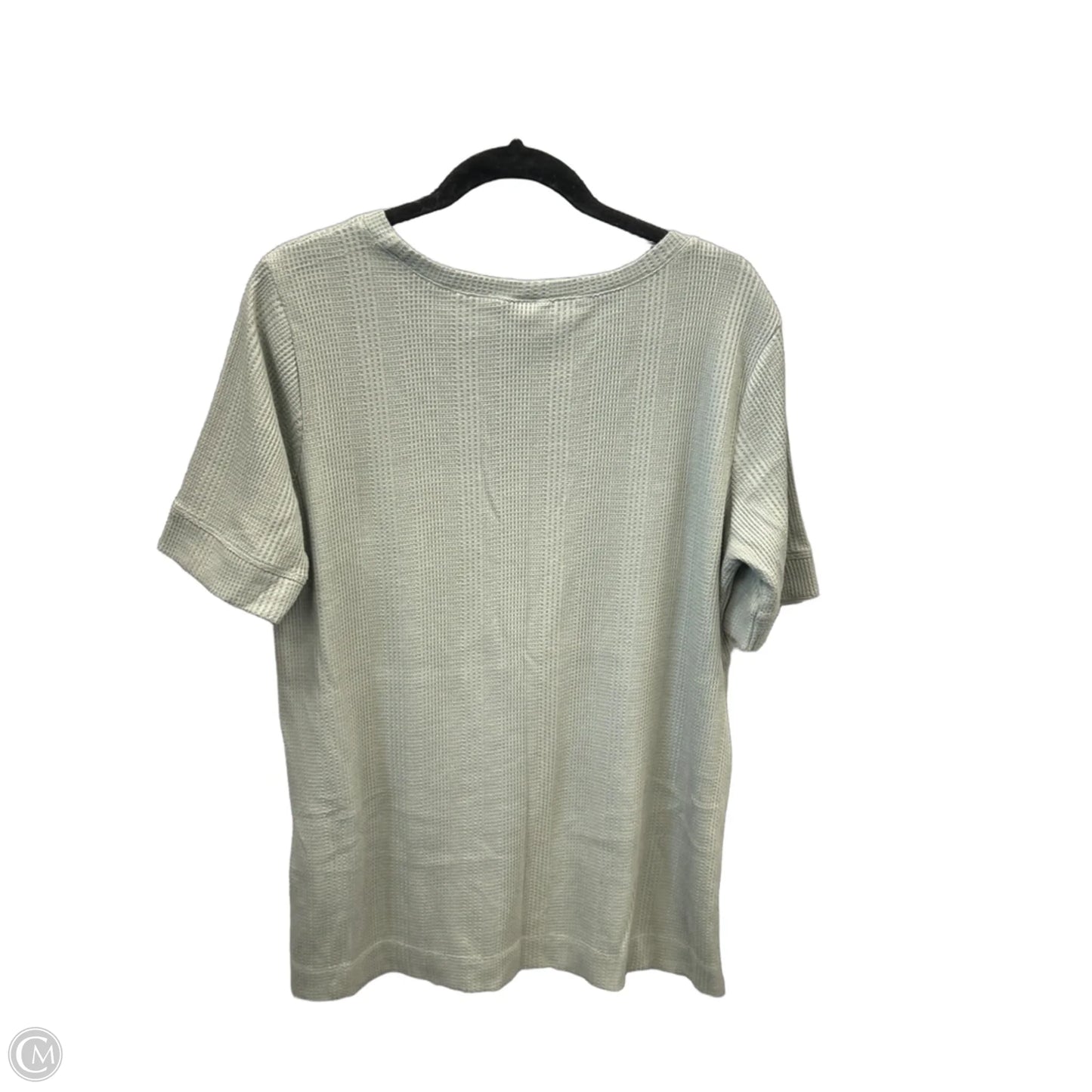 Tunic Short Sleeve By Eddie Bauer In Green, Size: L