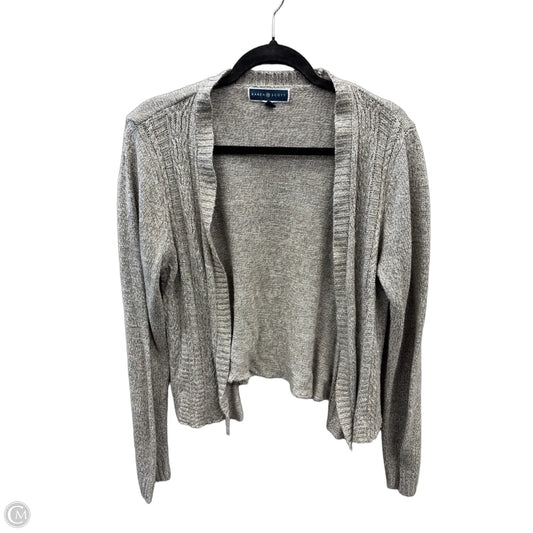 Cardigan By Karen Scott In Grey, Size: L