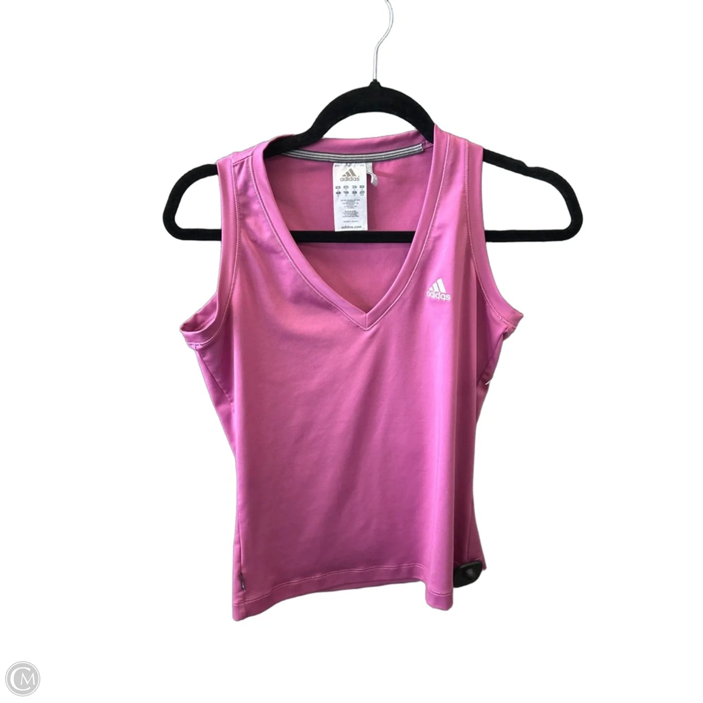 Athletic Tank Top By Adidas In Pink, Size: M