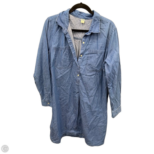 Dress Casual Short By Old Navy In Blue Denim, Size: Xl