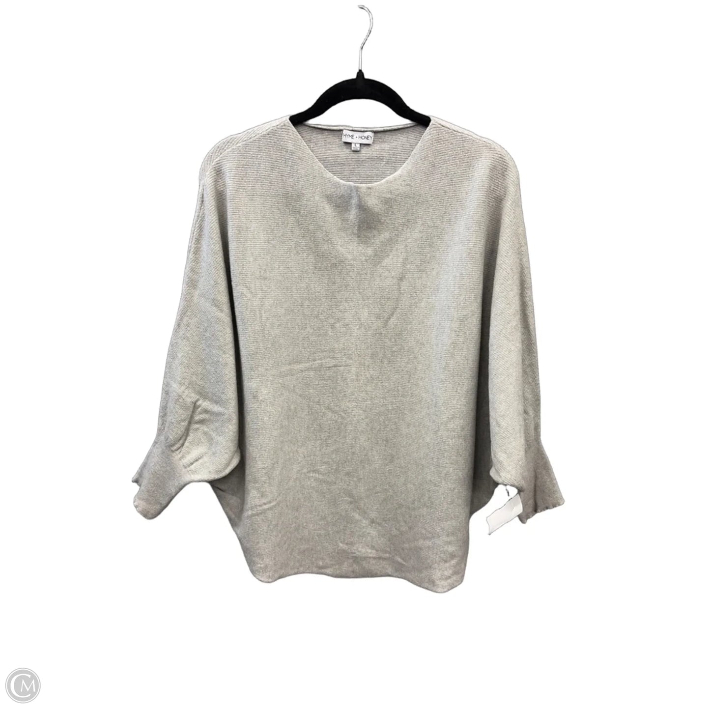 Sweater By Thyme And Honey In Grey, Size: L