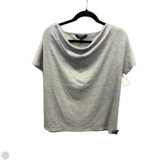 Top Short Sleeve By Banana Republic In Grey, Size: M