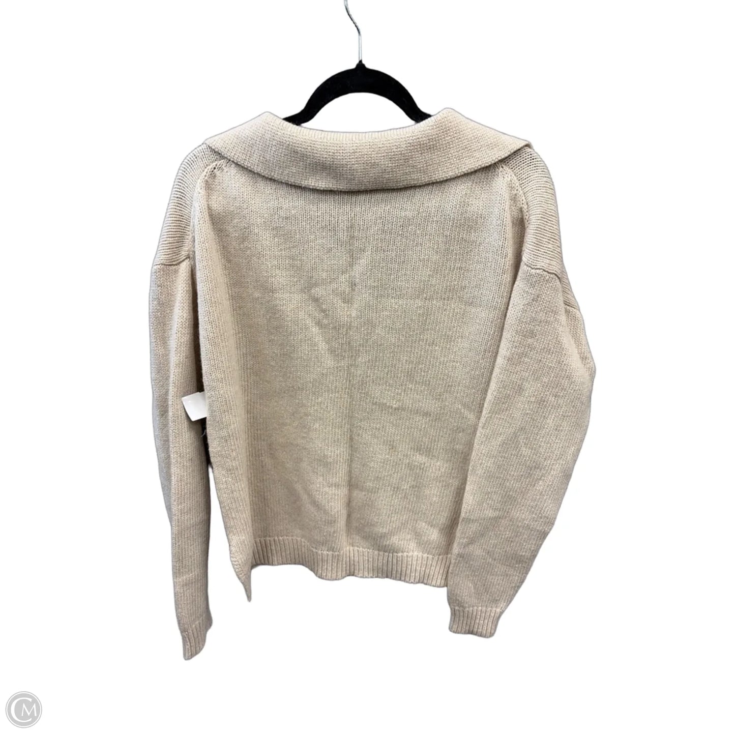 Sweater By Clothes Mentor In Tan, Size: L