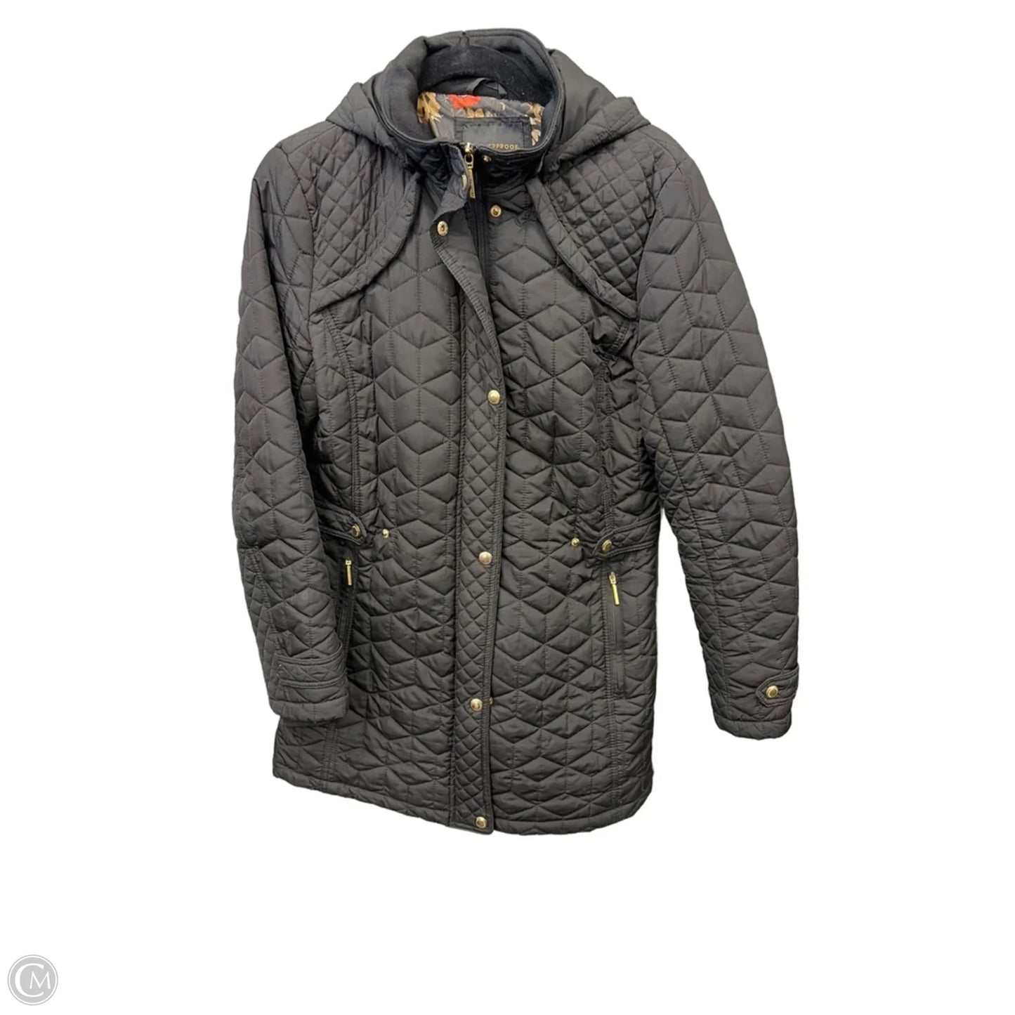 Jacket Puffer & Quilted By Weatherproof In Black, Size: M