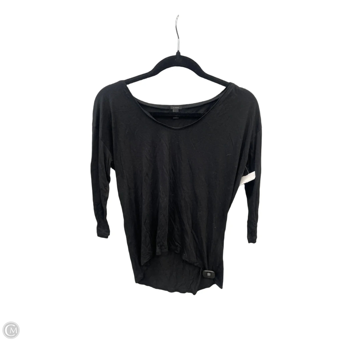 Top Long Sleeve Basic By J. Crew In Black, Size: Xs