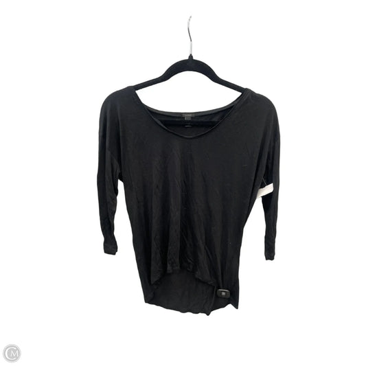 Top Long Sleeve Basic By J. Crew In Black, Size: Xs