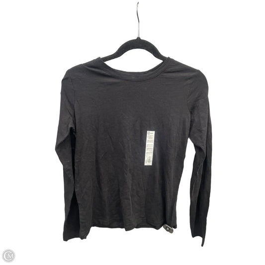 Top Long Sleeve Basic By Sonoma In Black, Size: Xs
