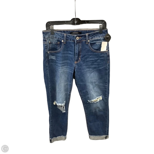 Jeans Cropped By Clothes Mentor In Blue Denim, Size: 4