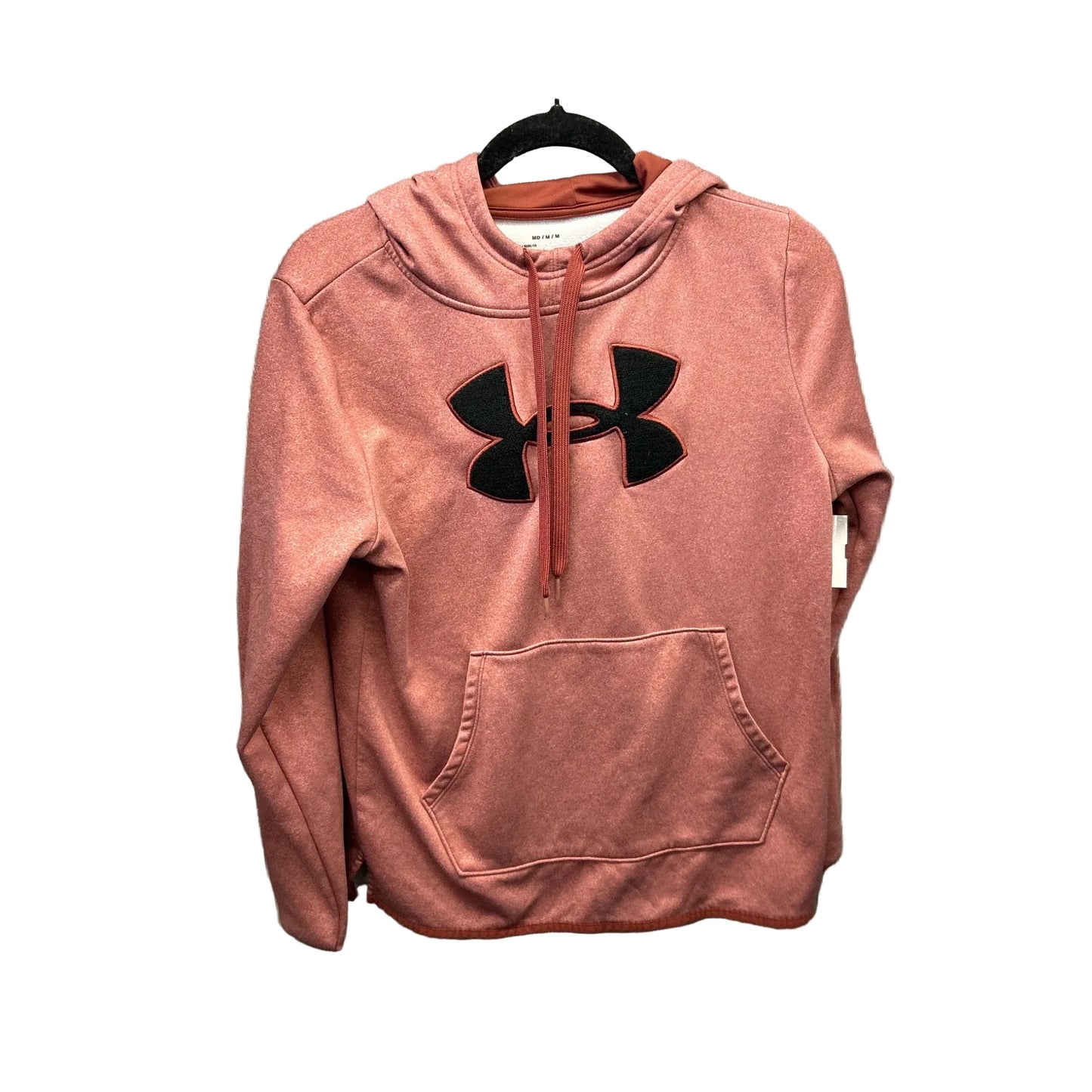 Athletic Sweatshirt Hoodie By Under Armour In Red, Size: M