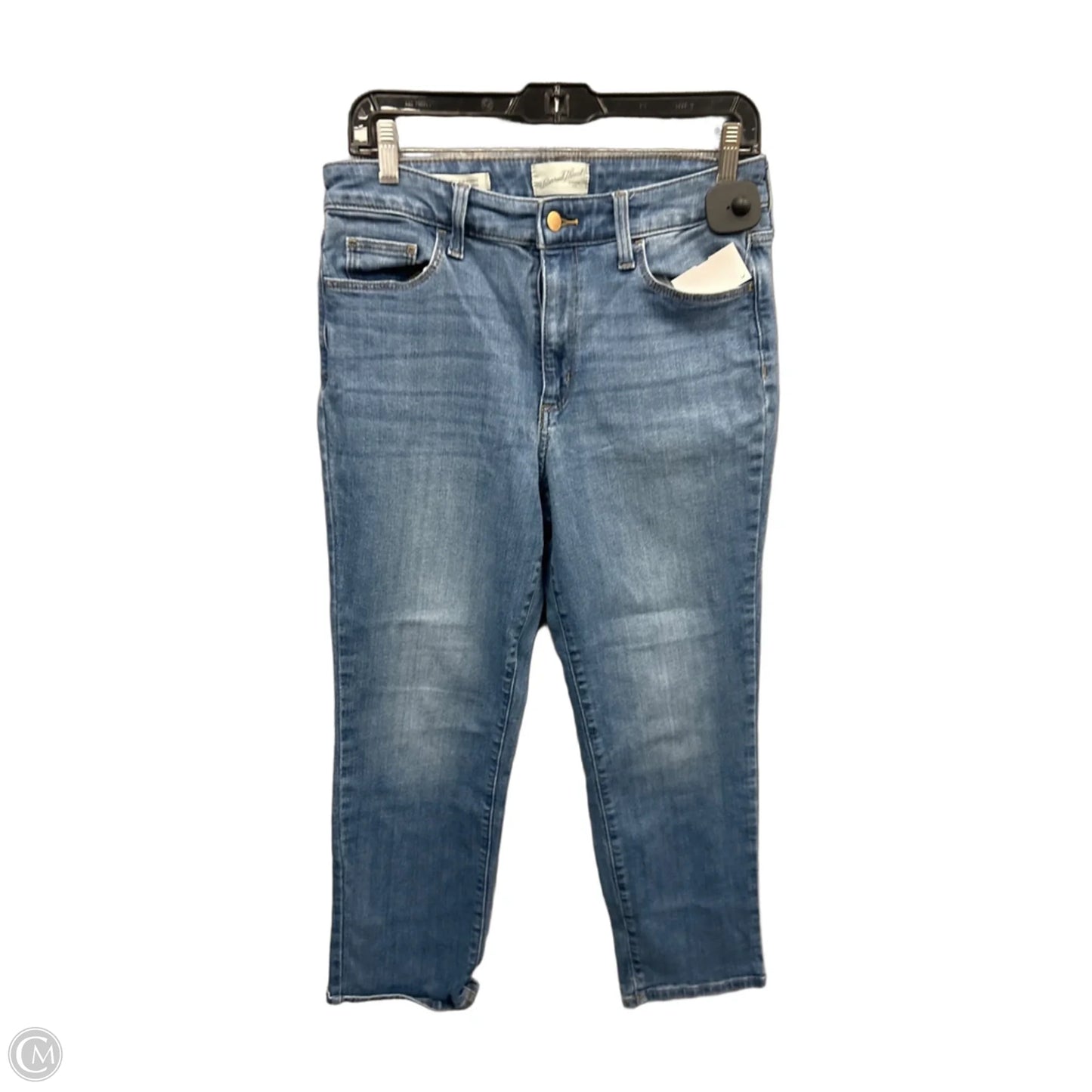 Jeans Straight By Universal Thread In Blue Denim, Size: 8