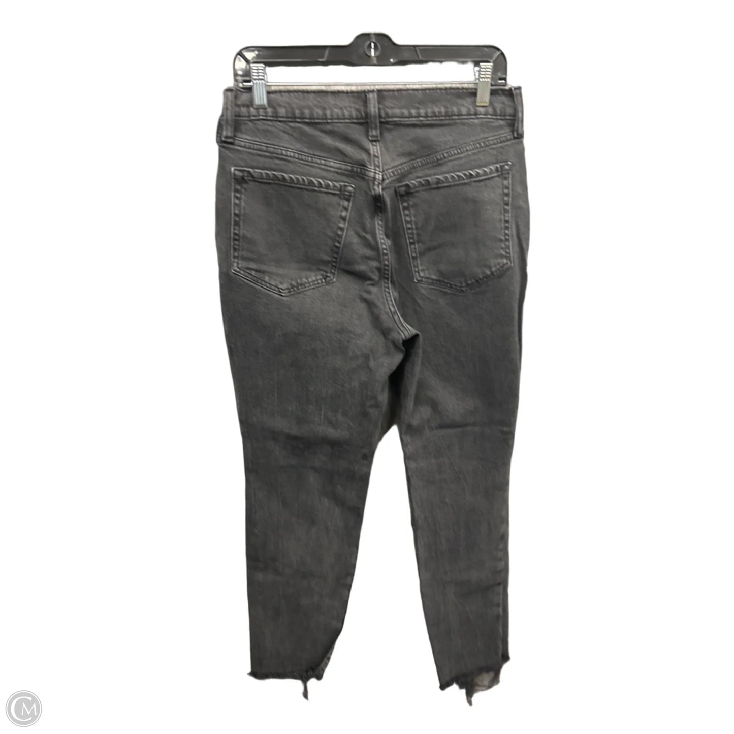Jeans Straight By Old Navy In Black Denim, Size: 10