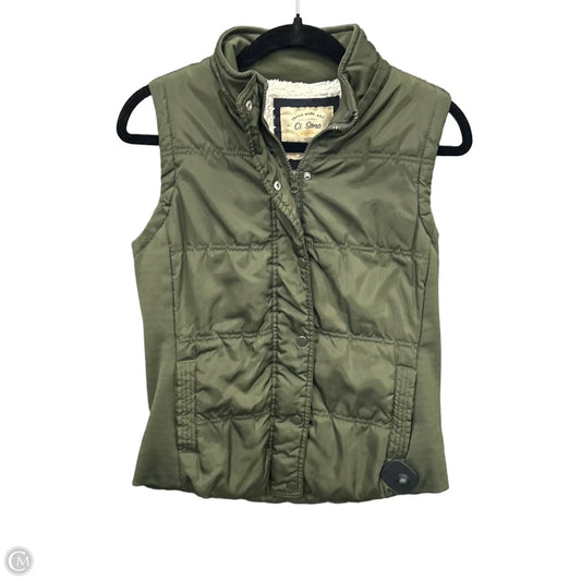 Vest Puffer & Quilted By Ci Sono In Green, Size: M