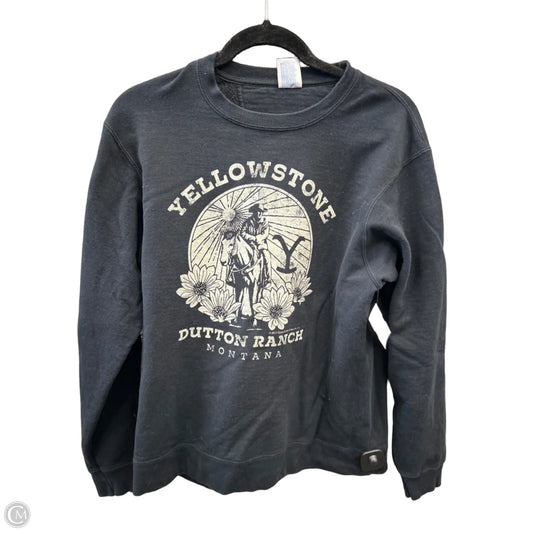 Sweatshirt Crewneck By Port & Company In Black, Size: M