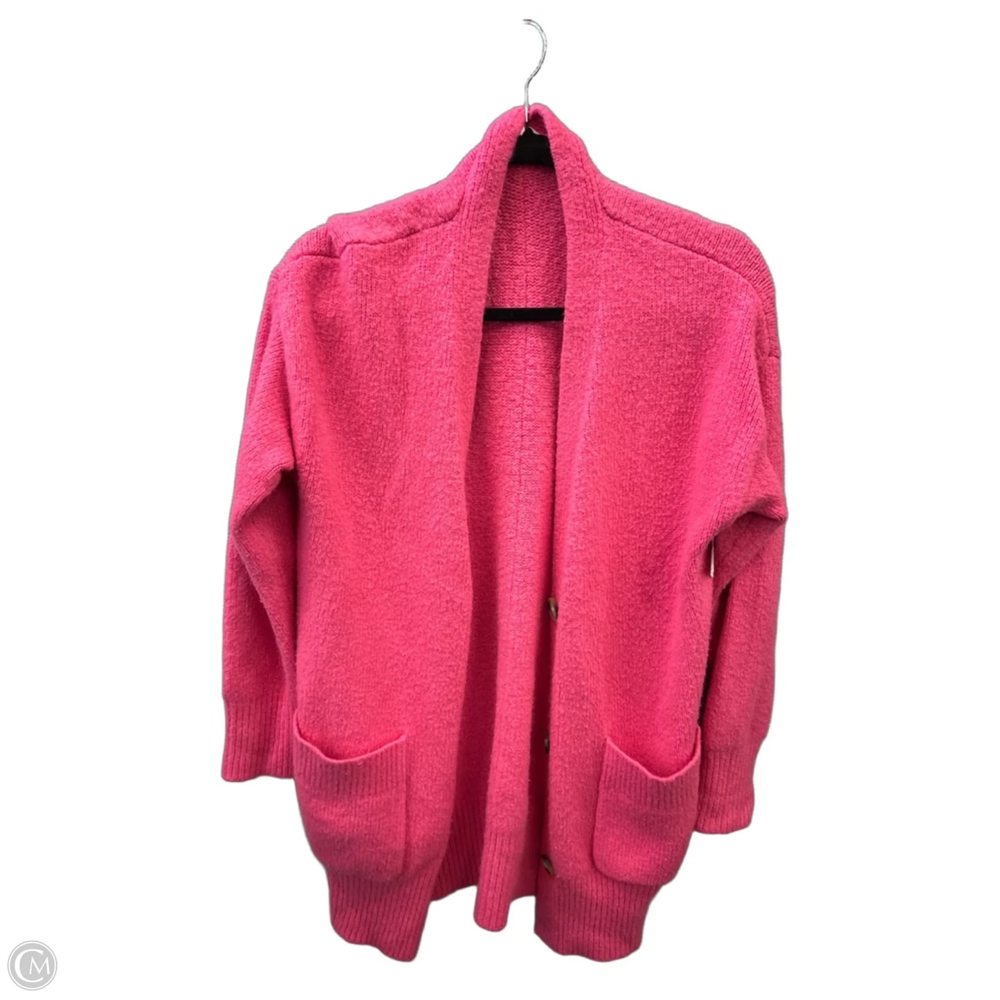 Sweater Cardigan By Elodie In Pink, Size: L