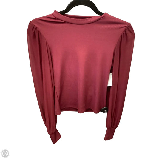 Top Long Sleeve By Streetwear Society In Red, Size: S