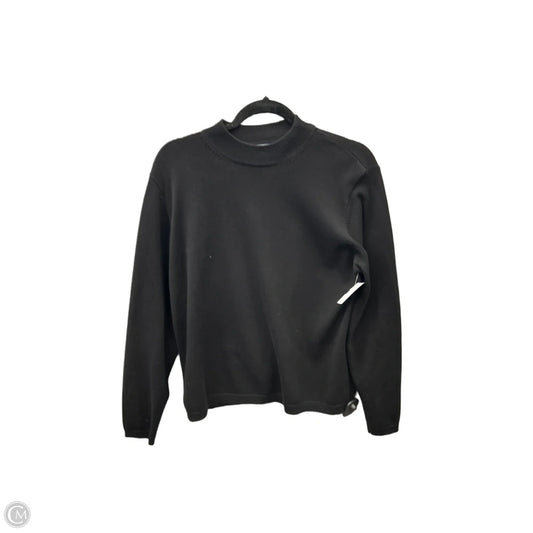 Sweater By Clothes Mentor In Black, Size: L