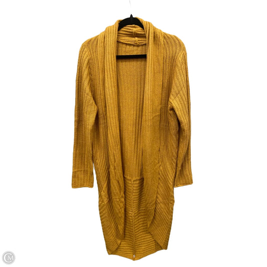 Cardigan By Clothes Mentor In Yellow, Size: Xxl