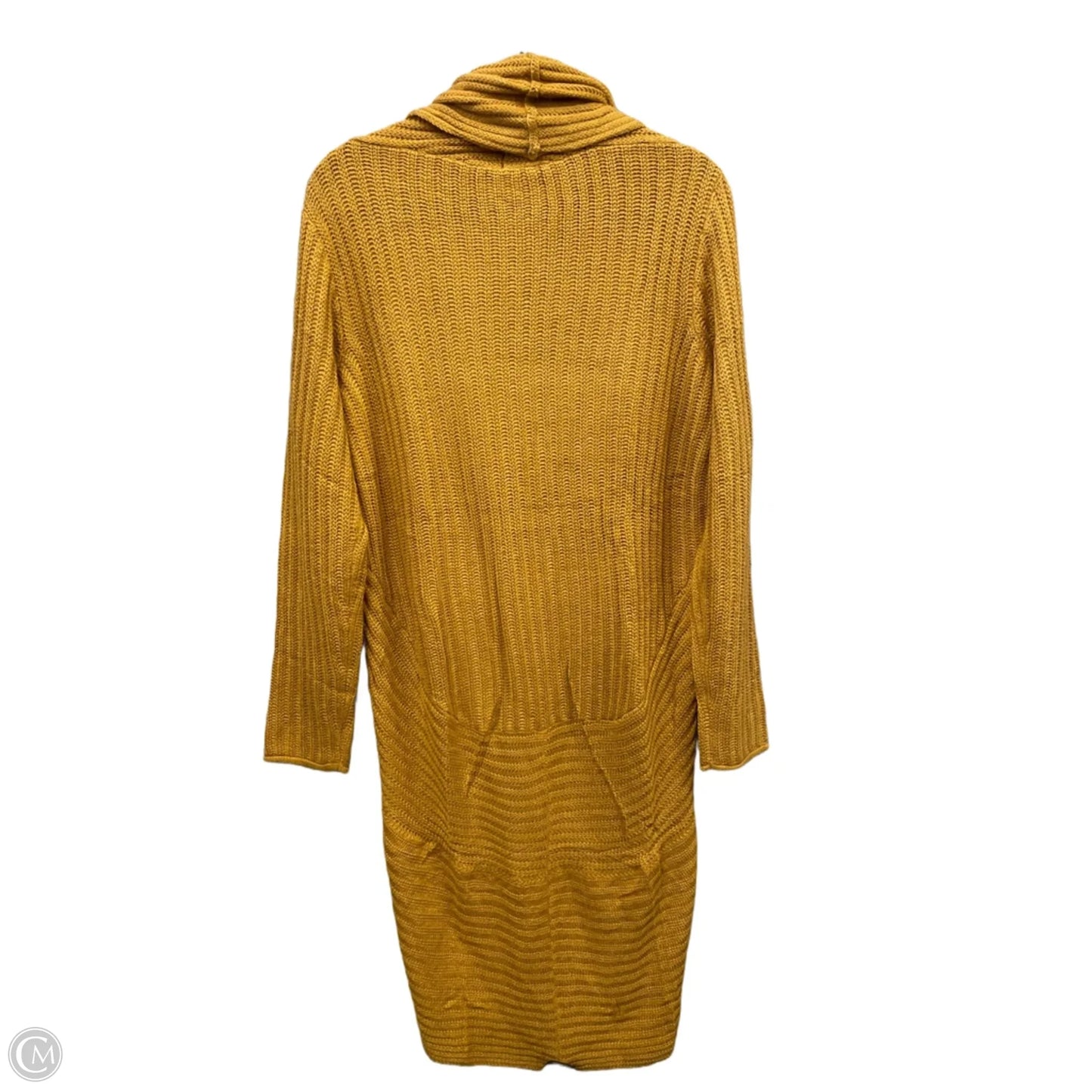 Cardigan By Clothes Mentor In Yellow, Size: Xxl