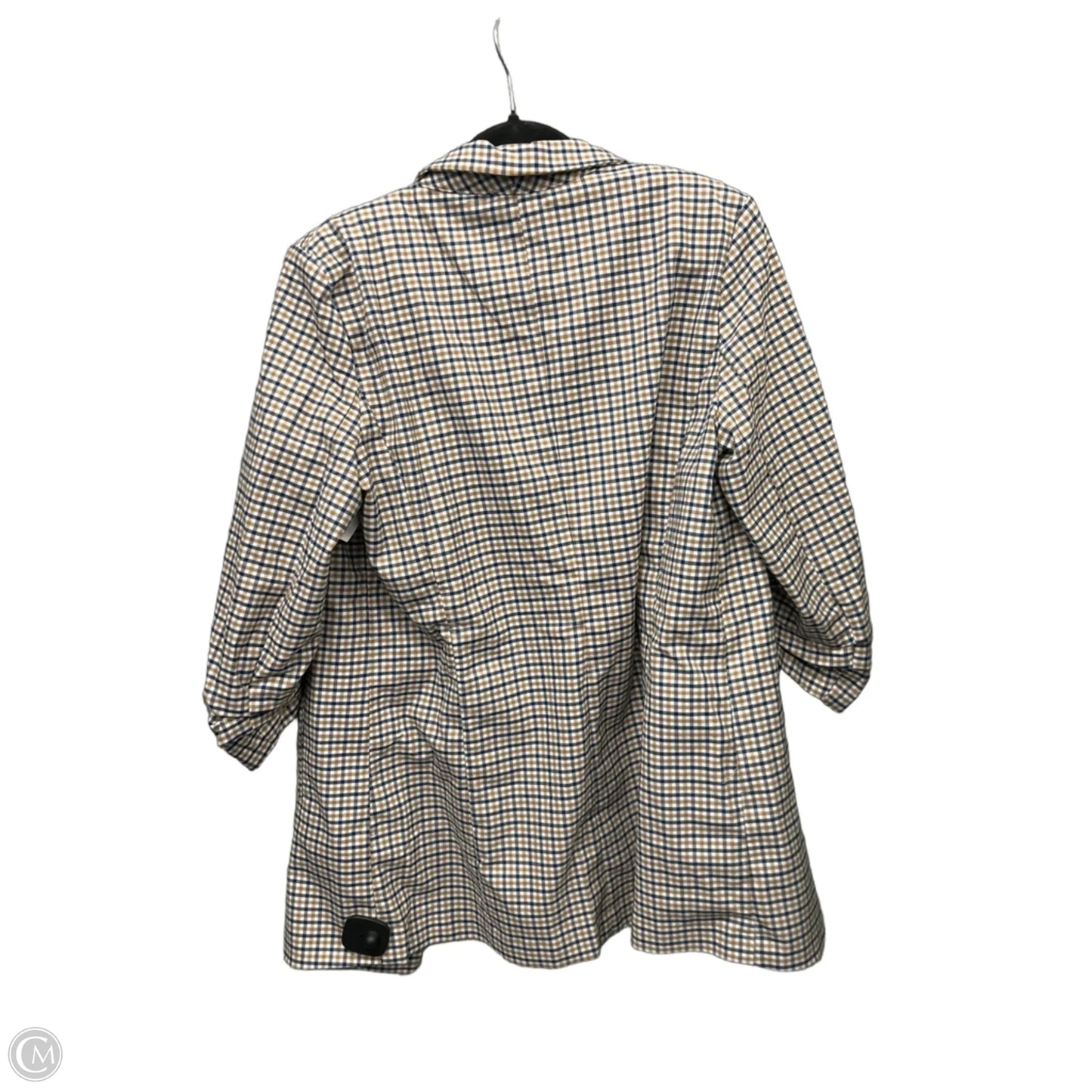 Blazer By Rachel Zoe In Plaid Pattern, Size: L