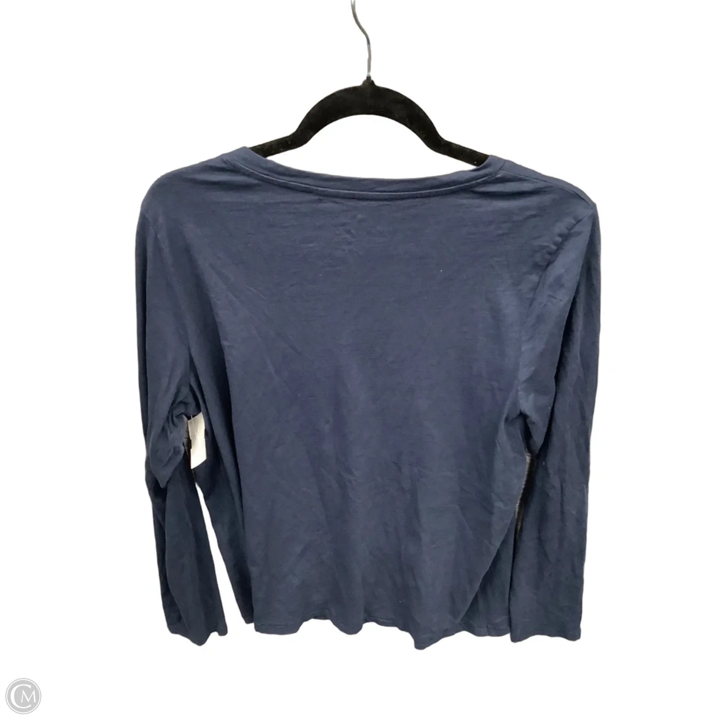 Top Long Sleeve Basic By Sonoma In Navy, Size: Xl