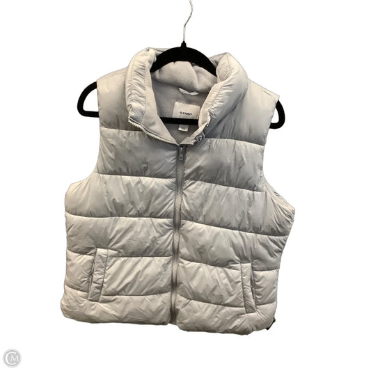 Vest Puffer & Quilted By Old Navy In Grey, Size: L