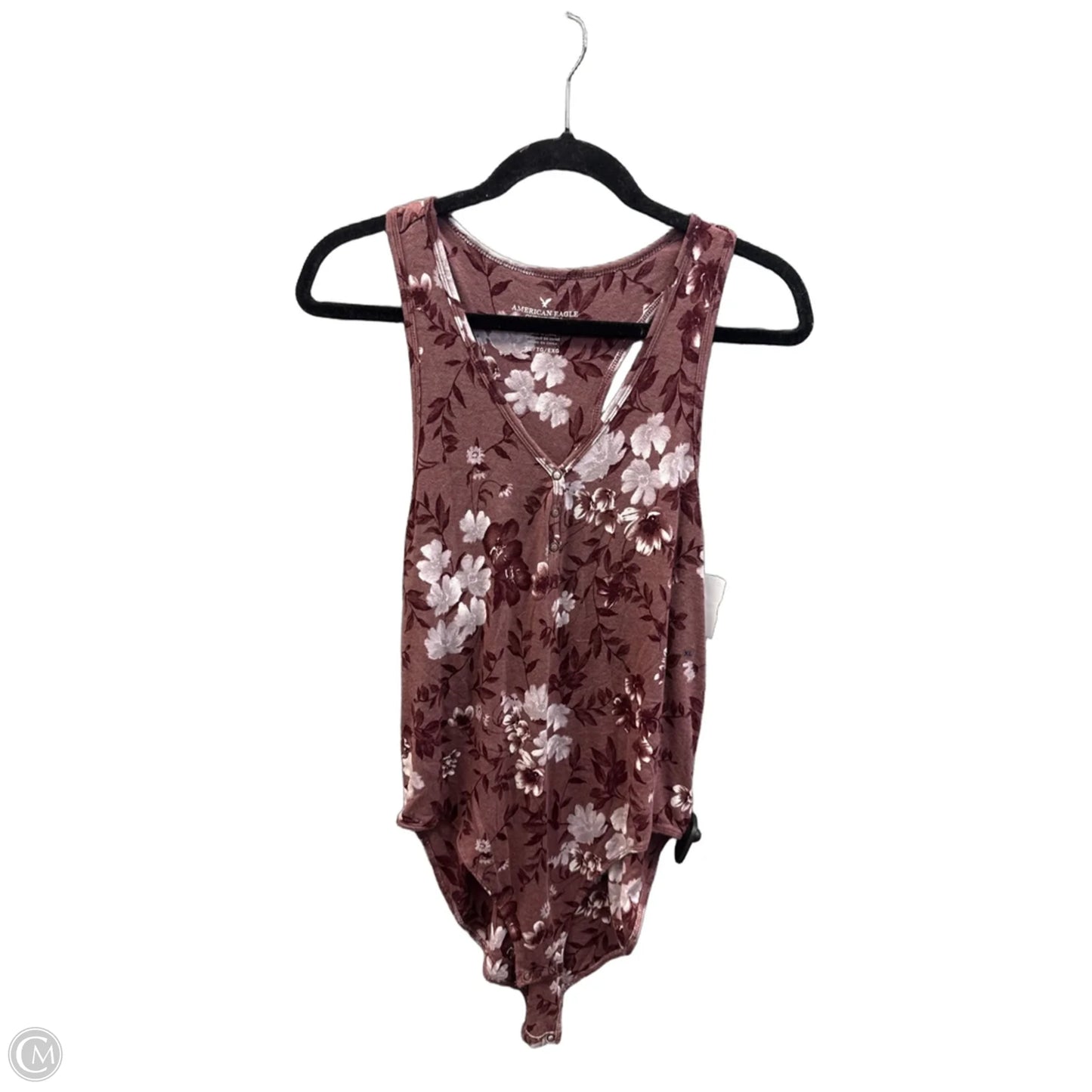 Bodysuit By American Eagle In Floral Print, Size: Xl