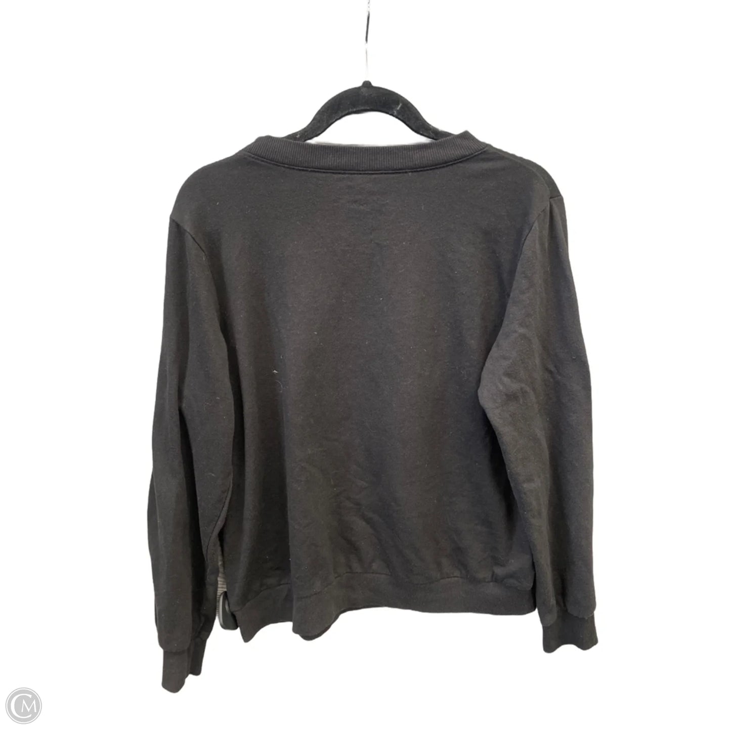 Top Long Sleeve By Clothes Mentor In Black, Size: M