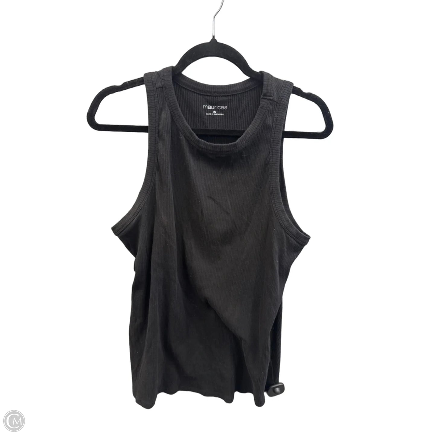 Top Sleeveless Basic By Maurices In Black, Size: 2x