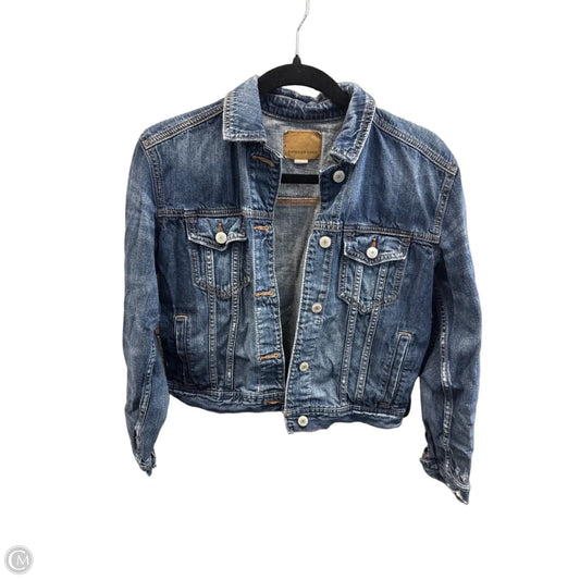 Jacket Denim By American Eagle In Blue Denim, Size: Xs