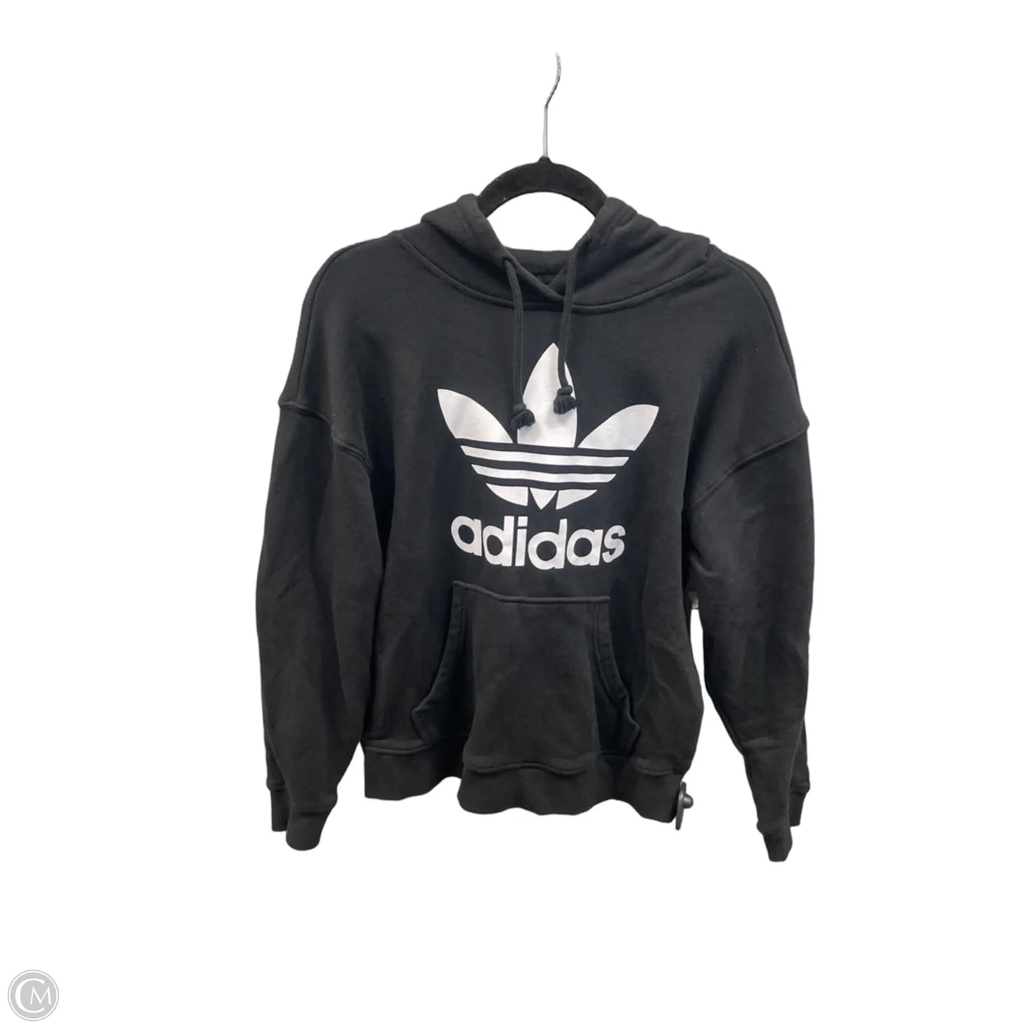 Sweatshirt Hoodie By Adidas In Black, Size: S