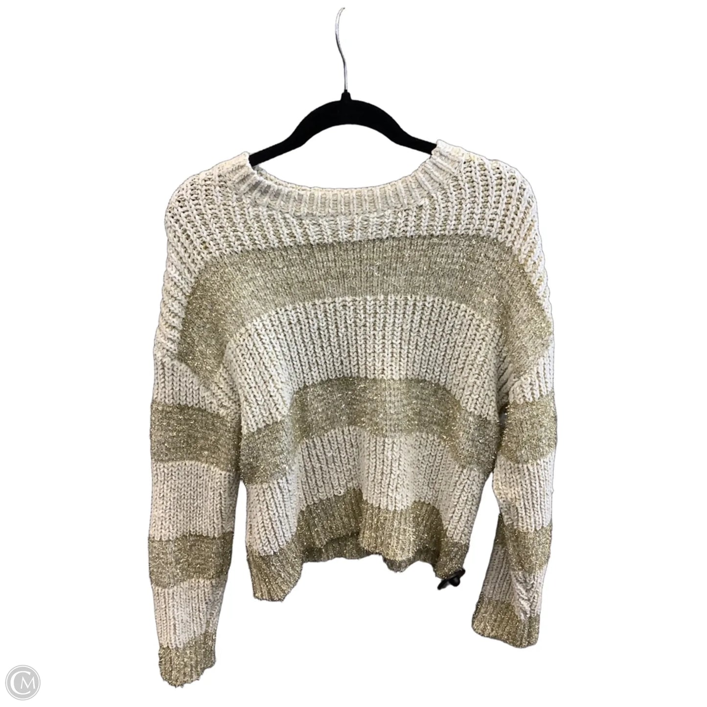 Sweater By Clothes Mentor In Striped Pattern, Size: S