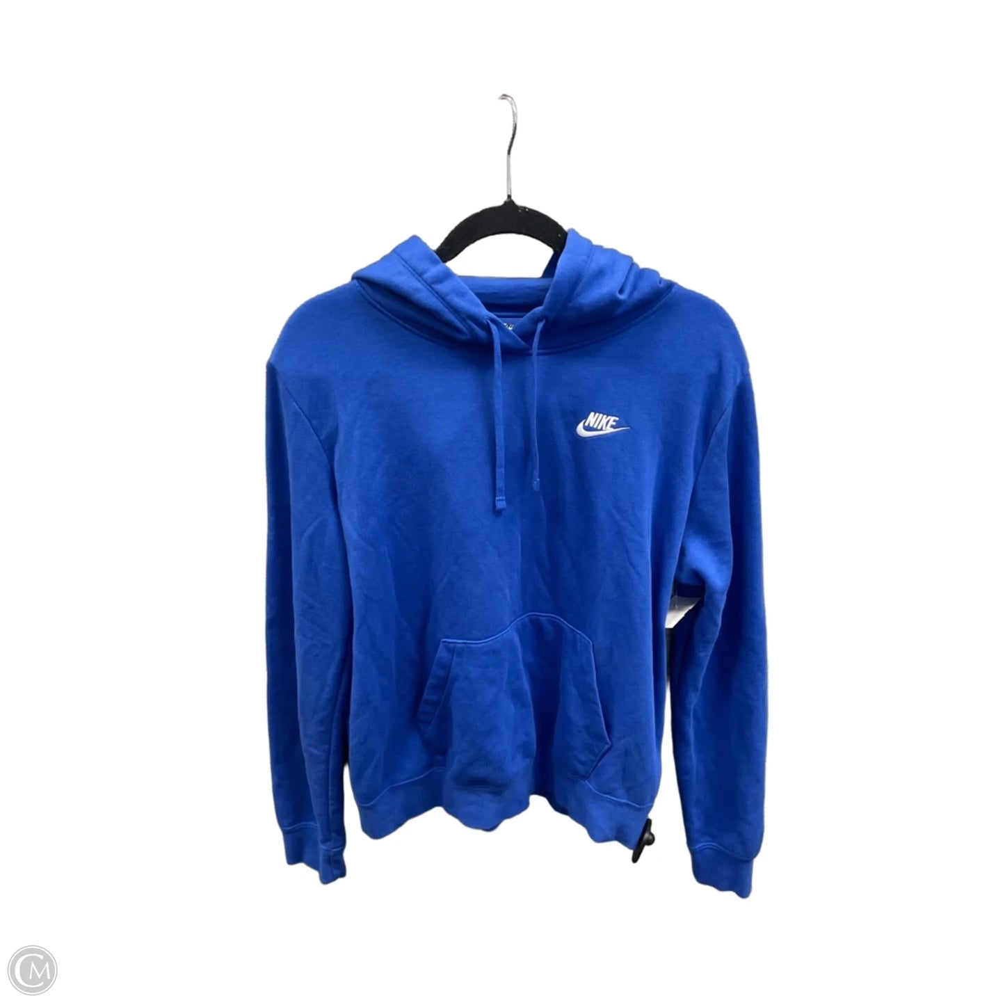 Sweatshirt Hoodie By Nike Apparel In Blue, Size: M