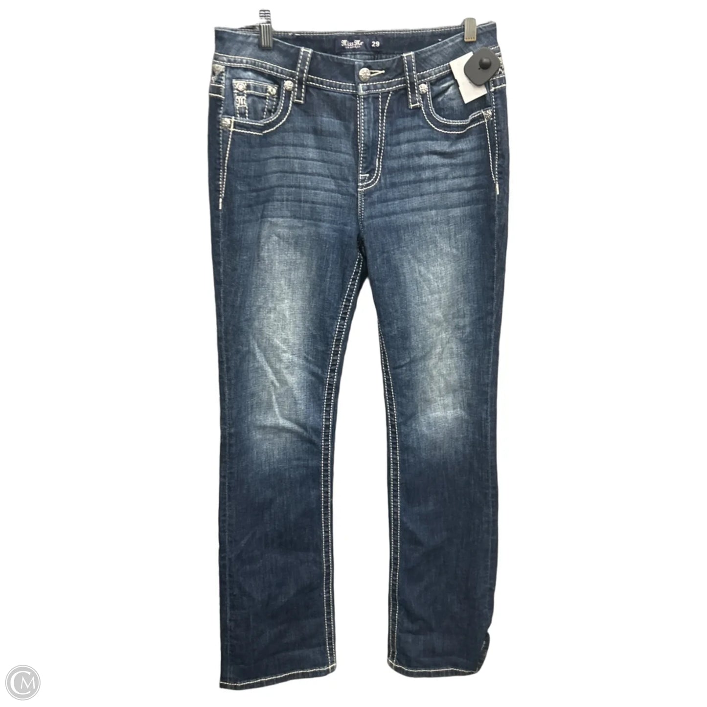 Jeans Boot Cut By Miss Me In Blue Denim, Size: 8
